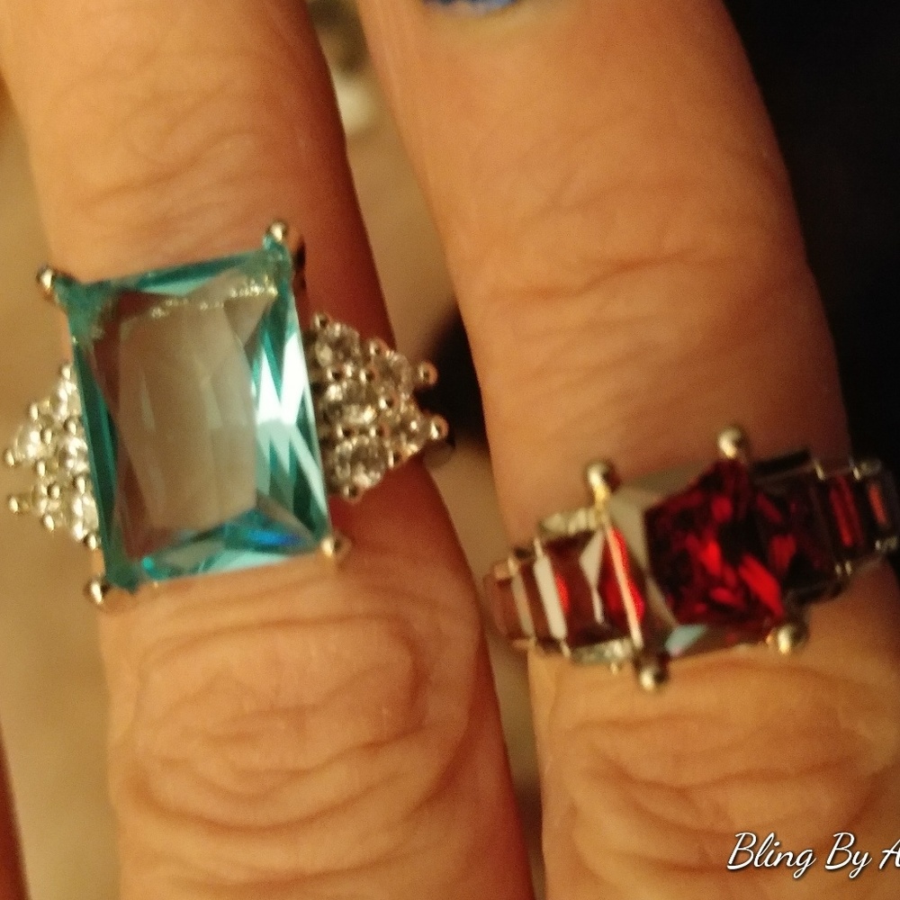 2 925 silver stamped rings